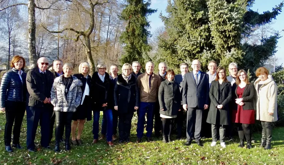 photo de groupe présentant les conseillers municipaux