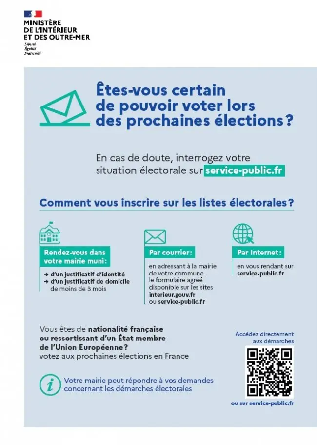 image inscription des élections